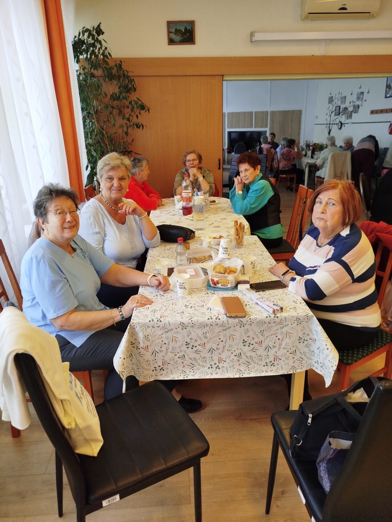 Névnap köszöntő zenés mulatság az idősek nappali ellátásában 