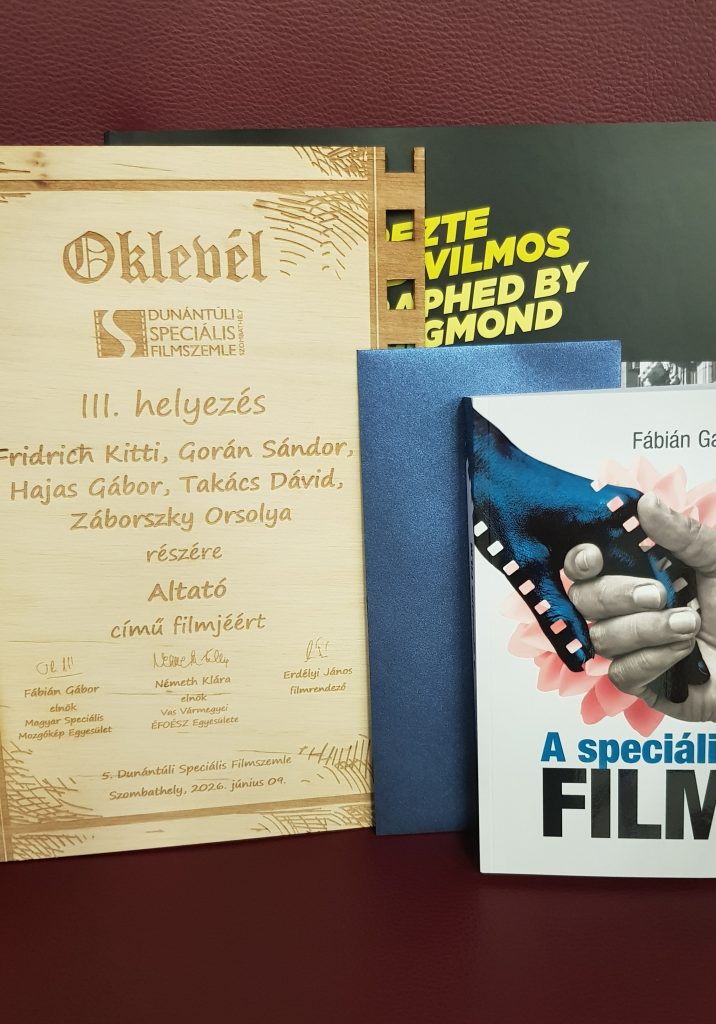 A GÁSZI ÉNO alkotói 3. helyezést értek el az 5. Dunántúli Speciális Filmszemlén, az Altató c. animációs kisfilmmel.