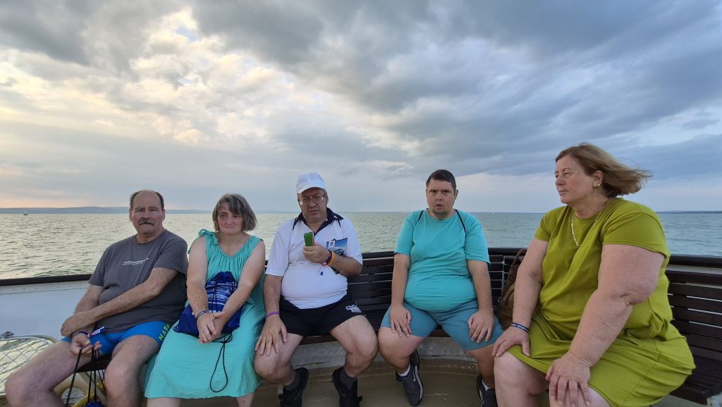 Hajókázás a Balatonon